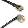 10 feet RFC240 KSR240 FME Male to UHF Male Angle RF Pigtail Coaxial Cable view 1