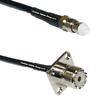 10 feet RFC240 KSR240 FME Female to UHF Female Flange RF Pigtail Coaxial Cable view 1