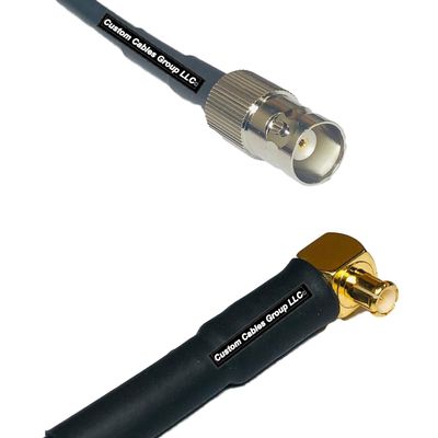 10 feet RFC240 KSR240 BNC Female to MCX Male Angle RF Pigtail Coaxial Cable