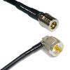 10 feet RFC240 KSR240 QMA Male to UHF Male Angle RF Pigtail Coaxial Cable view 1