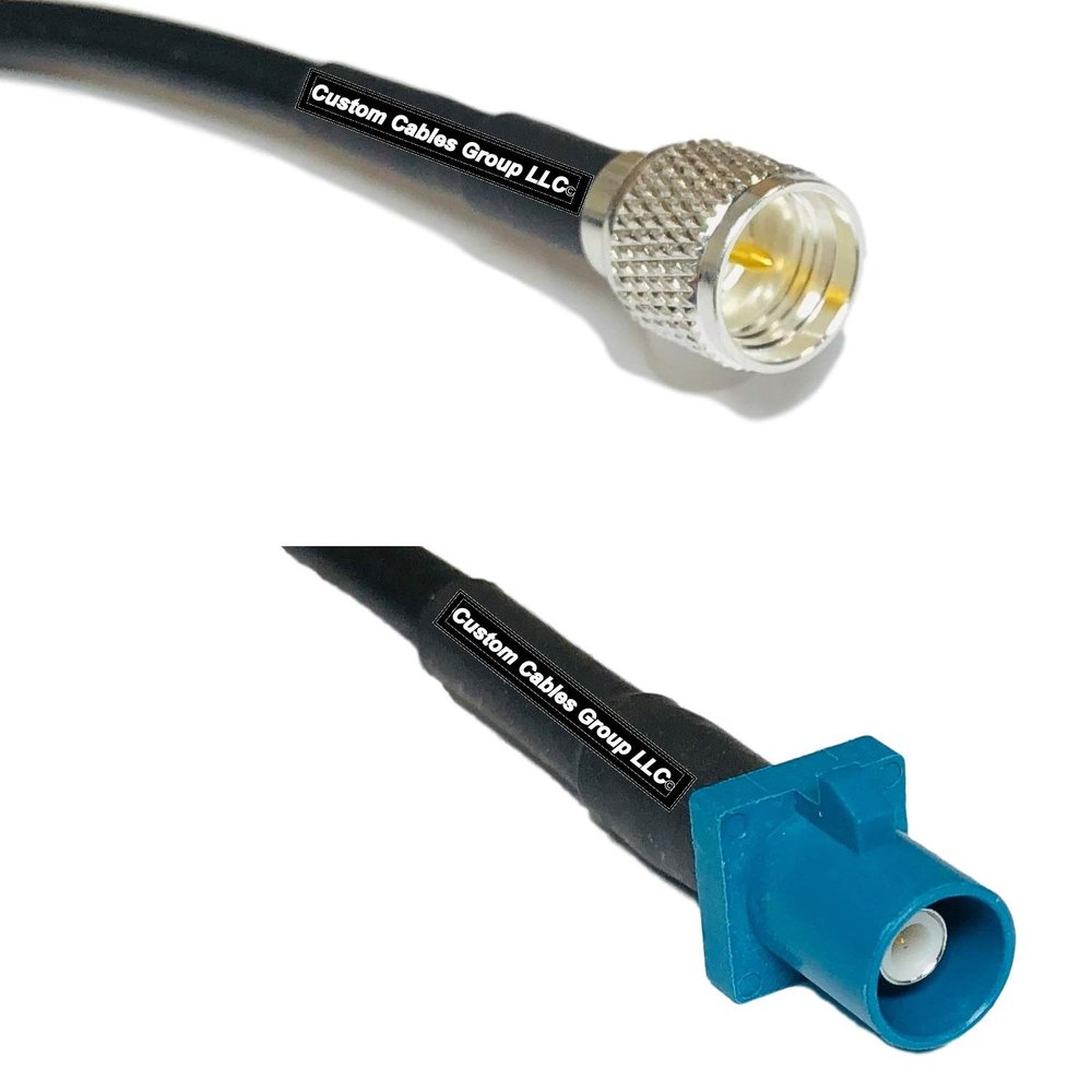 10 feet RFC240 KSR240 Mini UHF Male to Fakra Z Male RF Pigtail Coaxial Cable