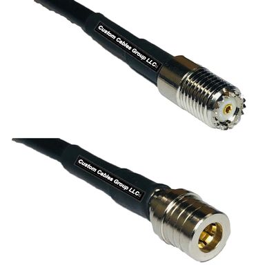 10 feet RFC240 KSR240 Mini UHF Female to QMA Male RF Pigtail Coaxial Cable