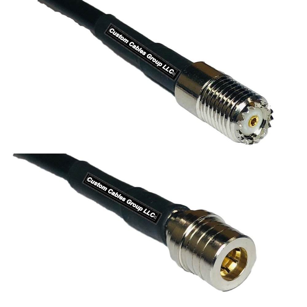 10 feet RFC240 KSR240 Mini UHF Female to QMA Male RF Pigtail Coaxial Cable