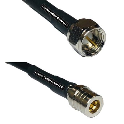 10 feet RFC240 KSR240 F Male to QMA Male RF Pigtail Coaxial Cable