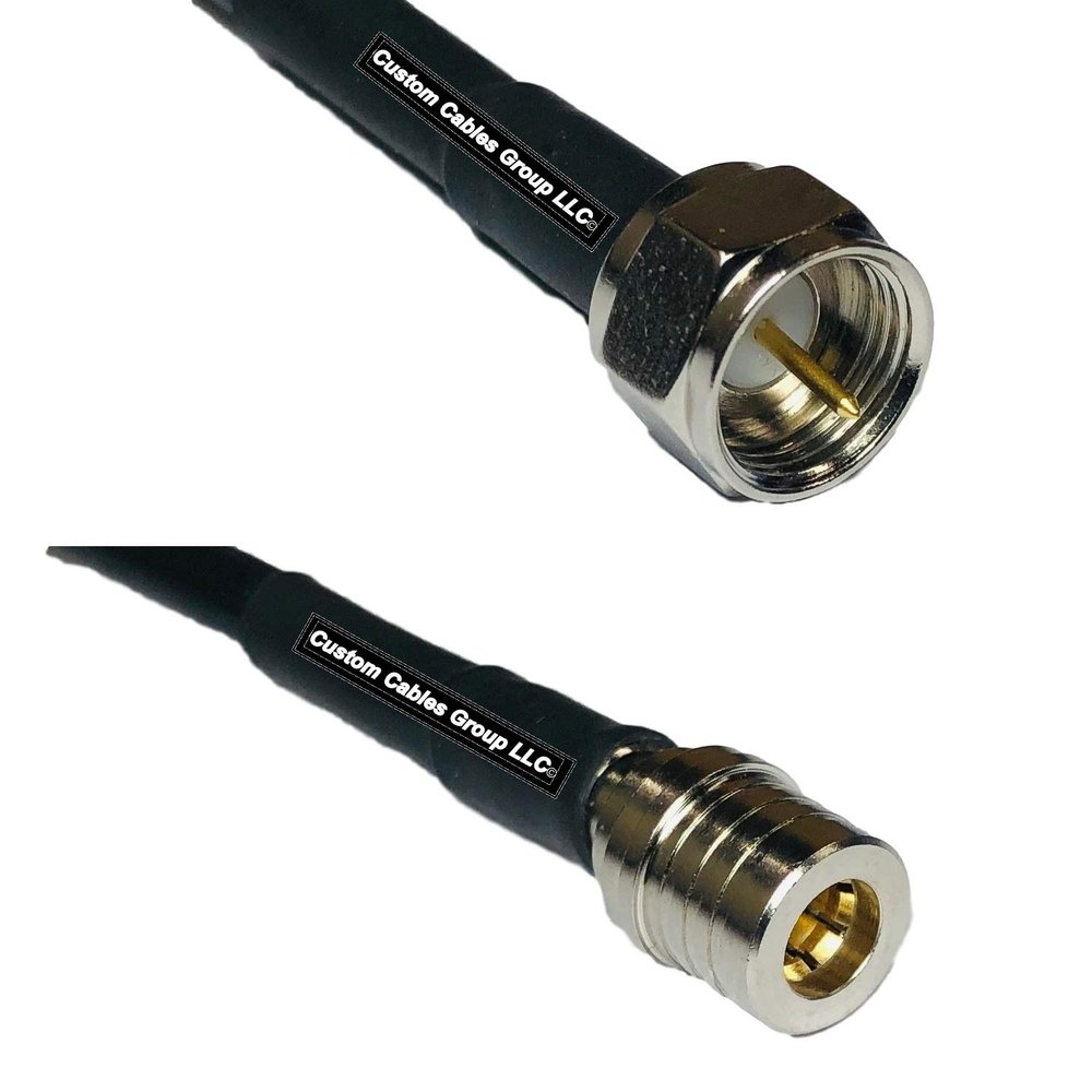 10 feet RFC240 KSR240 F Male to QMA Male RF Pigtail Coaxial Cable