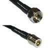 10 feet RFC240 KSR240 F Male to QMA Male RF Pigtail Coaxial Cable view 1