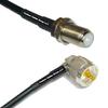 50 feet RFC240 KSR240 F Female to UHF Male Angle RF Pigtail Coaxial Cable view 1