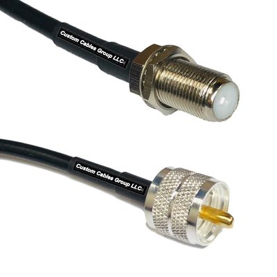 10 feet RFC240 KSR240 F Female to PL259 UHF Male RF Pigtail Coaxial Cable