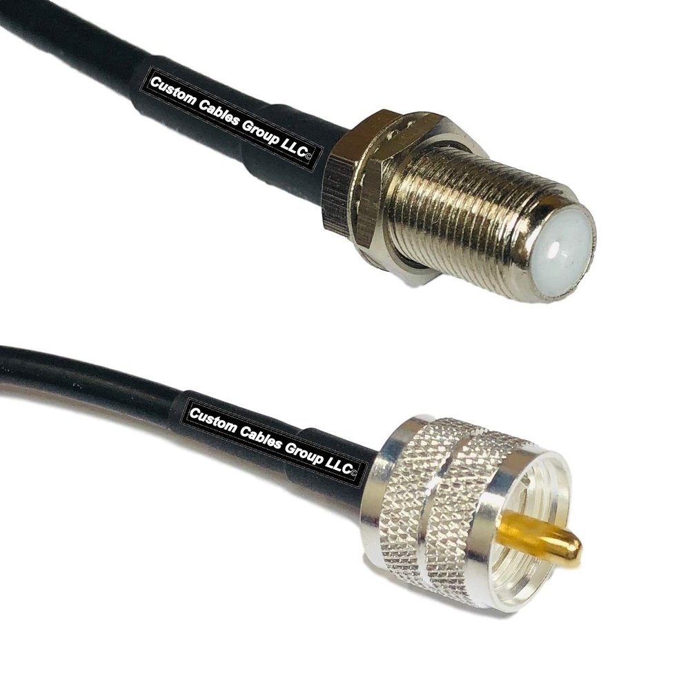 10 feet RFC240 KSR240 F Female to PL259 UHF Male RF Pigtail Coaxial Cable