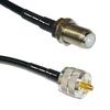 10 feet RFC240 KSR240 F Female to PL259 UHF Male RF Pigtail Coaxial Cable view 1