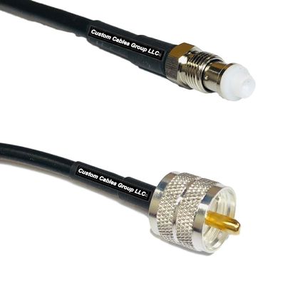 10 feet RFC240 KSR240 FME Female to PL259 UHF Male RF Pigtail Coaxial Cable