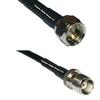 10 feet RFC240 KSR240 F Male to TNC Female RF Pigtail Coaxial Cable view 1