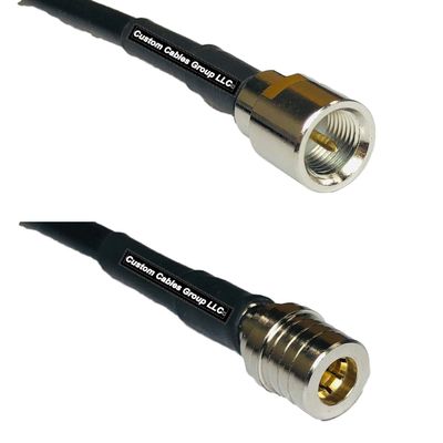 10 feet RFC240 KSR240 FME Male to QMA Male RF Pigtail Coaxial Cable