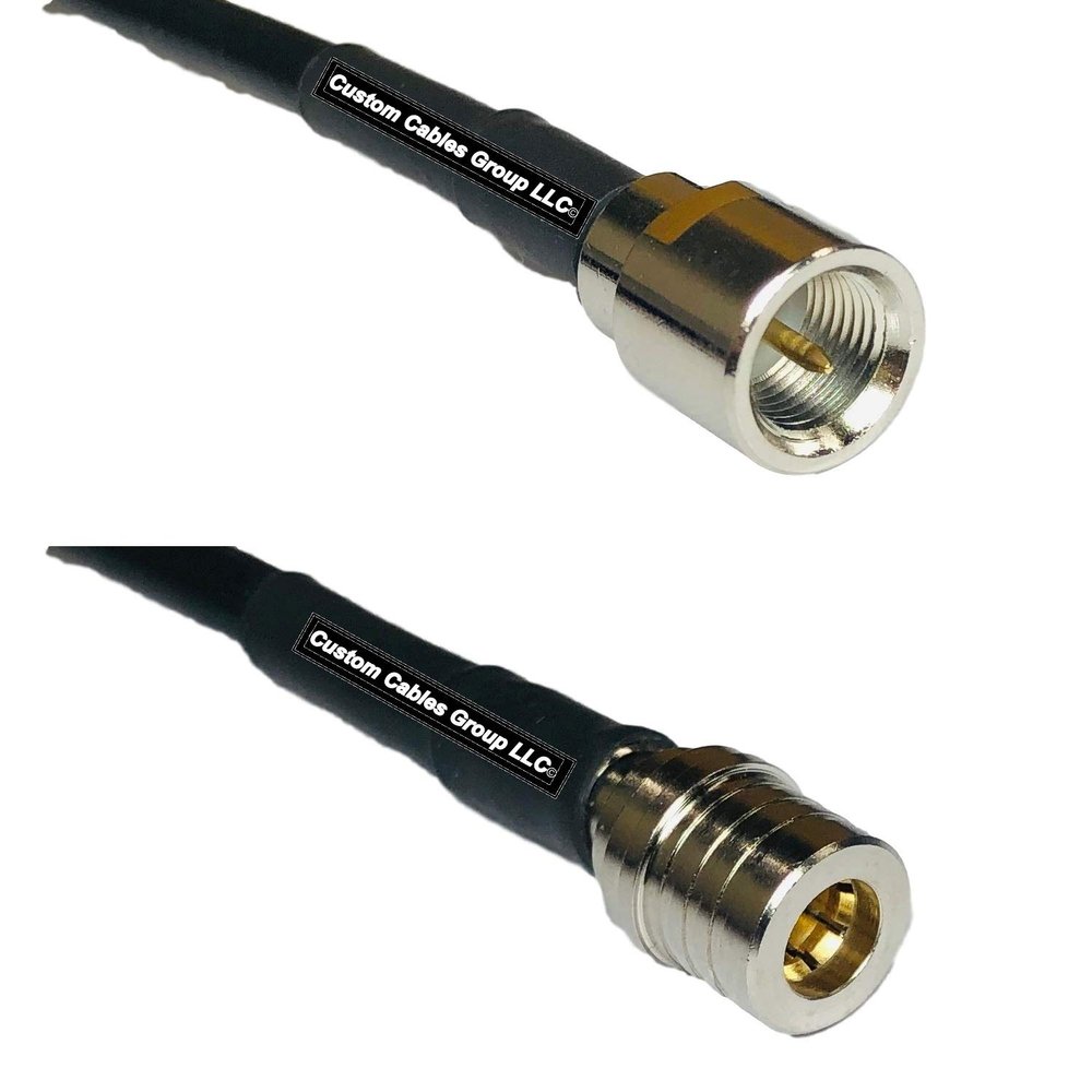 10 feet RFC240 KSR240 FME Male to QMA Male RF Pigtail Coaxial Cable