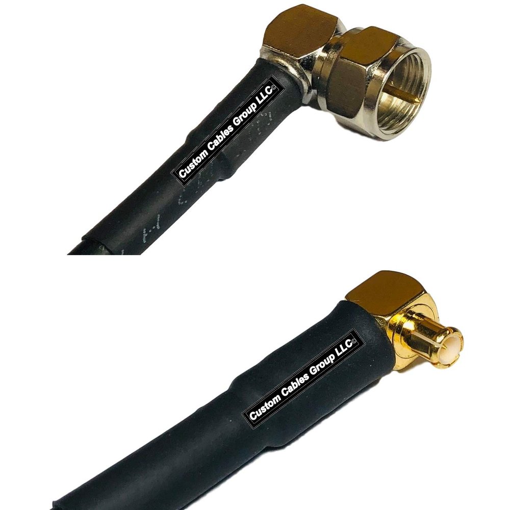 10 feet RFC240 KSR240 F Male Angle to MCX Male Angle RF Pigtail Coaxial Cable