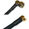 10 feet RFC240 KSR240 F Male Angle to MCX Male Angle RF Pigtail Coaxial Cable view 1