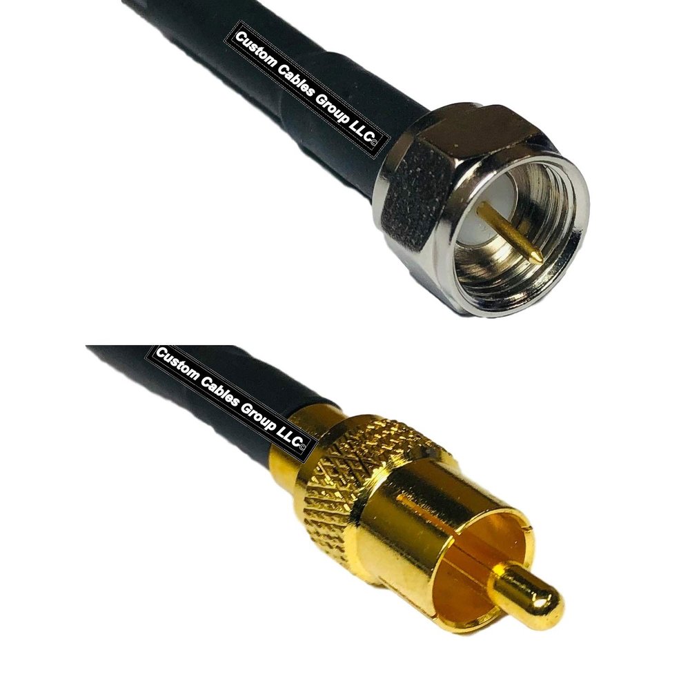 10 feet RFC240 KSR240 F Male to RCA Male RF Pigtail Coaxial Cable