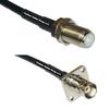 10 feet RFC240 KSR240 F Female to BNC Flange Female RF Pigtail Coaxial Cable view 1