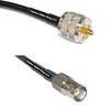10 feet RFC240 KSR240 PL259 UHF Male to BNC Female RF Pigtail Coaxial Cable view 1