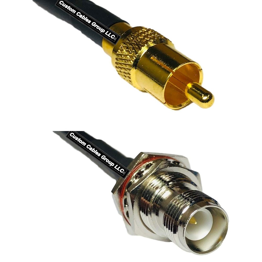 10 feet RFC240 KSR240 RCA Male to RP-TNC Female Bulkhead RF Pigtail Coaxial Cable