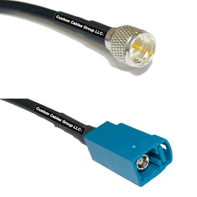 50 feet RFC240 KSR240 Mini UHF Male to Fakra Z Female RF Pigtail Coaxial Cable