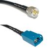 50 feet RFC240 KSR240 Mini UHF Male to Fakra Z Female RF Pigtail Coaxial Cable view 1