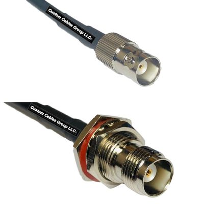 10 feet RFC240 KSR240 BNC Female to TNC Female Bulkhead RF Pigtail Coaxial Cable