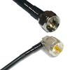 10 feet RFC240 KSR240 F Male to UHF Male Angle RF Pigtail Coaxial Cable view 1