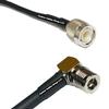 10 feet RFC240 KSR240 TNC Male to QMA Male Angle RF Pigtail Coaxial Cable view 1