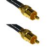 10 feet RFC240 KSR240 RCA Male to RCA Male RF Pigtail Coaxial Cable view 1