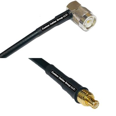 50 feet RFC240 KSR240 TNC Male Angle to MCX Male RF Pigtail Coaxial Cable