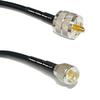 10 feet RFC240 KSR240 PL259 UHF Male to Mini UHF Male RF Pigtail Coaxial Cable view 1