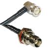 10 feet RFC240 KSR240 BNC Male Angle to TNC Female Bulkhead RF Pigtail Coaxial Cable