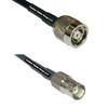 10 feet RFC240 KSR240 RP-TNC Male to BNC Female RF Pigtail Coaxial Cable view 1