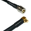 10 feet RFC240 KSR240 QMA Male to MCX Male Angle RF Pigtail Coaxial Cable view 1