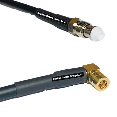 10 feet RFC240 KSR240 FME Female to SMB Female Angle RF Pigtail Coaxial Cable