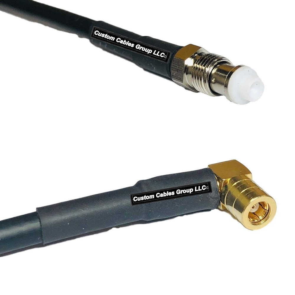 10 feet RFC240 KSR240 FME Female to SMB Female Angle RF Pigtail Coaxial Cable