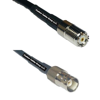 10 feet RFC240 KSR240 Mini UHF Female to BNC Female RF Pigtail Coaxial Cable