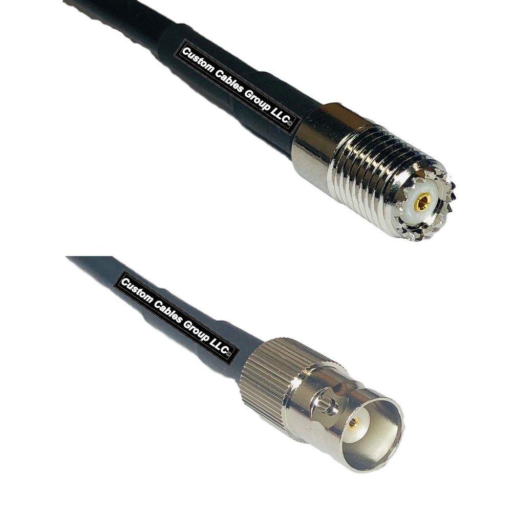 10 feet RFC240 KSR240 Mini UHF Female to BNC Female RF Pigtail Coaxial Cable