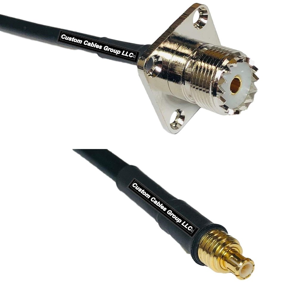 10 feet RFC240 KSR240 UHF Female Flange to MCX Male RF Pigtail Coaxial Cable