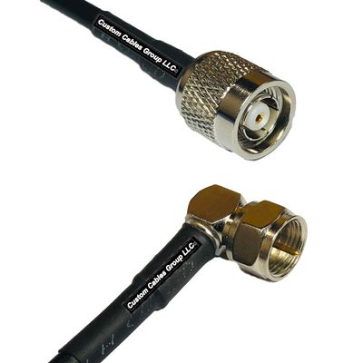 10 feet RFC240 KSR240 RP-TNC Male to F Male Angle RF Pigtail Coaxial Cable