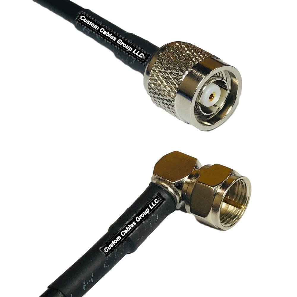 10 feet RFC240 KSR240 RP-TNC Male to F Male Angle RF Pigtail Coaxial Cable