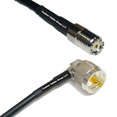 10 feet RFC240 KSR240 Mini UHF Female to UHF Male Angle RF Pigtail Coaxial Cable