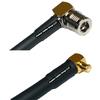 10 feet RFC240 KSR240 QMA Male Angle to MCX Male Angle RF Pigtail Coaxial Cable view 1