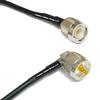 50 feet RFC240 KSR240 TNC Male to UHF Male Angle RF Pigtail Coaxial Cable view 1