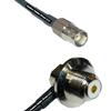 10 feet RFC240 KSR240 BNC Female to UHF Female Angle Bulkhead RF Pigtail Coaxial Cable view 1
