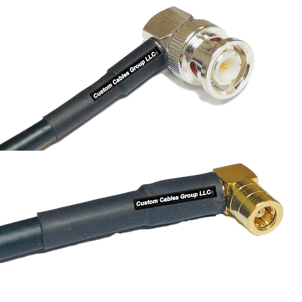 10 feet RFC240 KSR240 BNC Male Angle to SMB Female Angle RF Pigtail Coaxial Cable
