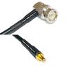 10 feet RFC240 KSR240 BNC Male Angle to SMB Male RF Pigtail Coaxial Cable view 1