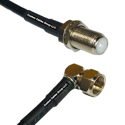 10 feet RFC240 KSR240 F Female to F Male Angle RF Pigtail Coaxial Cable