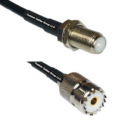 10 feet RFC240 KSR240 F Female to SO239 UHF Female RF Pigtail Coaxial Cable
